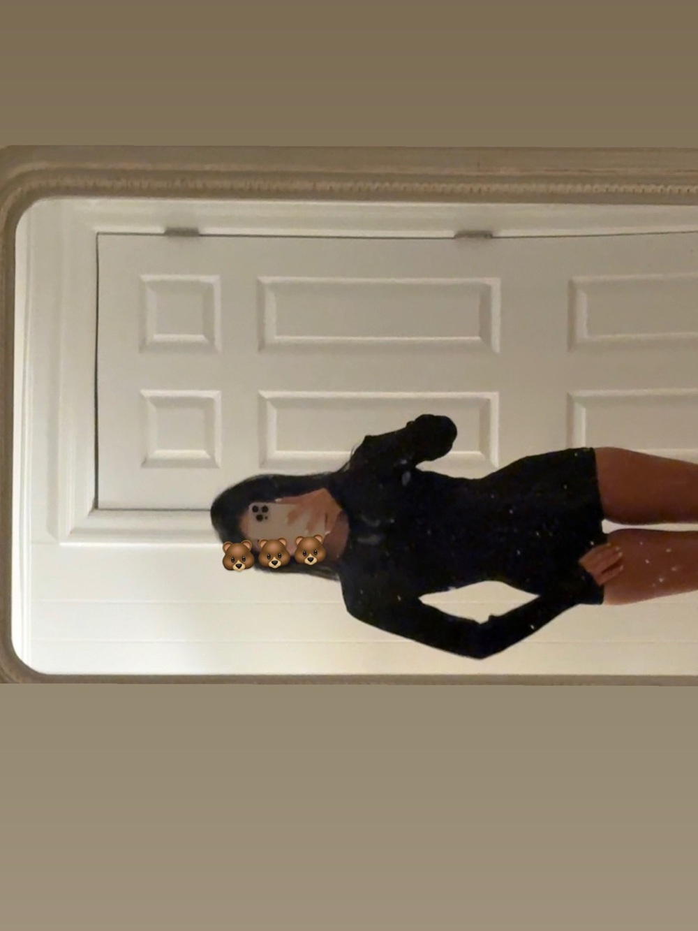 Balmain Black Long-Sleeve Sequin Romper